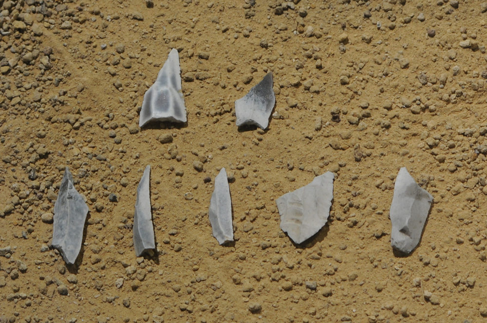 Mikrolithe, 10.800-9600 v. Chr. (Quelle: LWL-Museum für Archäologie / Mark Tewissen)